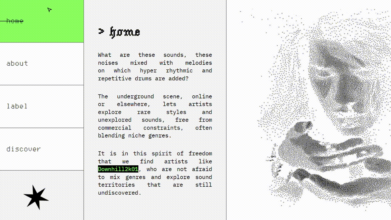 capture d'écran vidéo d'une navigation dans le site web Musicplz.
